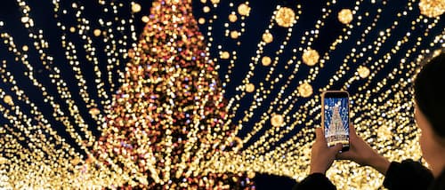solar christmas decorations for Supermarket in Europe